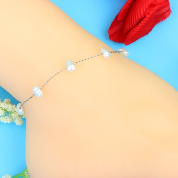 Elegant Handmade Anklet – Perfect for Women & Girls | Ideal Gift Option, DYC118 - Picture 4 of 6